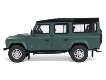 2016 Land Rover Defender 3 Station Wagon Green with Black Top 1/18 Model Car