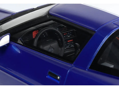 1996 Chevrolet Corvette C4 Grand Sport Blue Metallic with White Stripe 1/18 Model Car