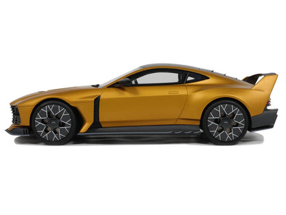 2024 Aston Martin Valiant Auric Gold Metallic with Black Top 1/18 Model Car