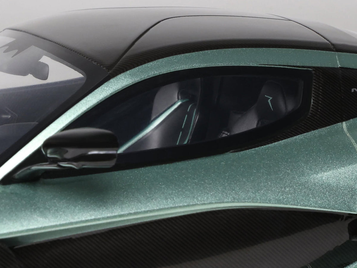 2024 Rimac Nevera R Green Metallic with Black Top 1/18 Model Car
