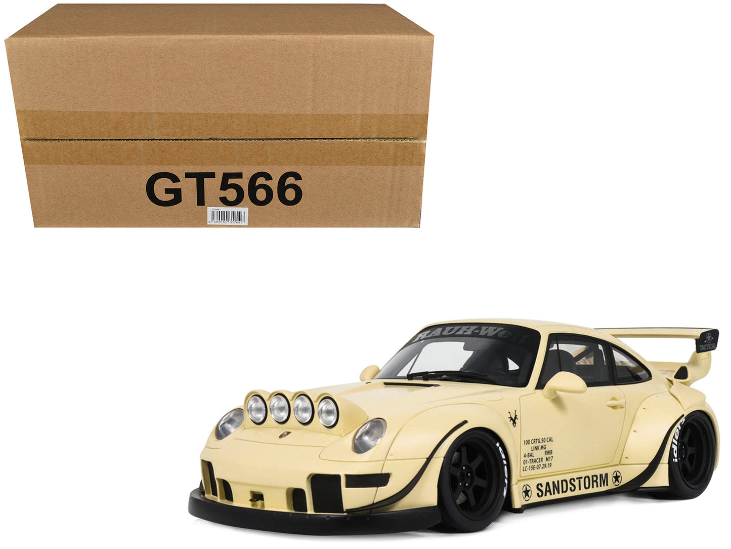 2023 RWB Sandstorm Beige 1/18 Model Car