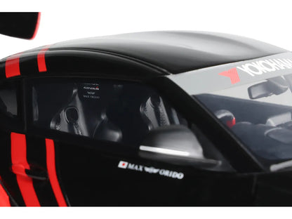 2020 Toyota Supra GR RHD (Right Hand Drive) "Advan" Black and Red 1/18 Model Car