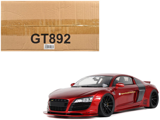 2022 Audi R8 "LB Works" Red Metallic 1/18 Model Car
