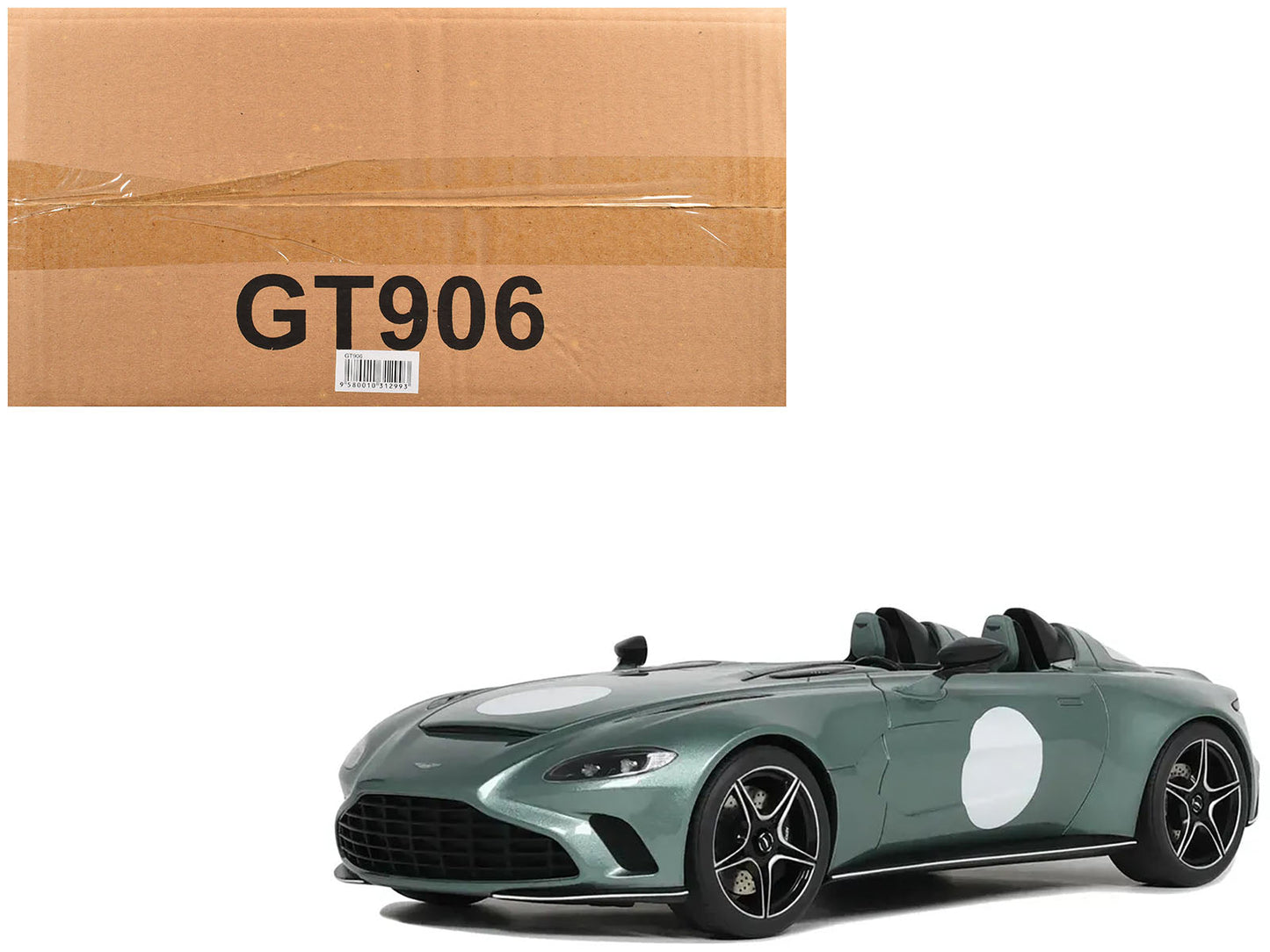 Aston Martin V12 Speedster Green Metallic 1/18 Model Car