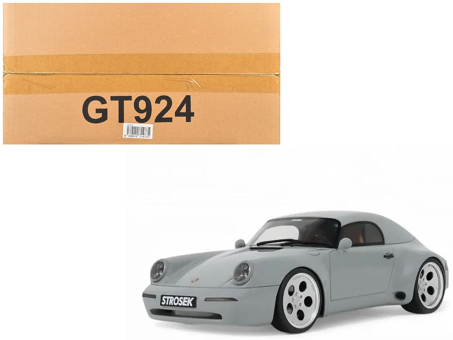 2023 Strosek Mega 30 Speedster (Porsche 911) Classic Gray 1/18 Model Car