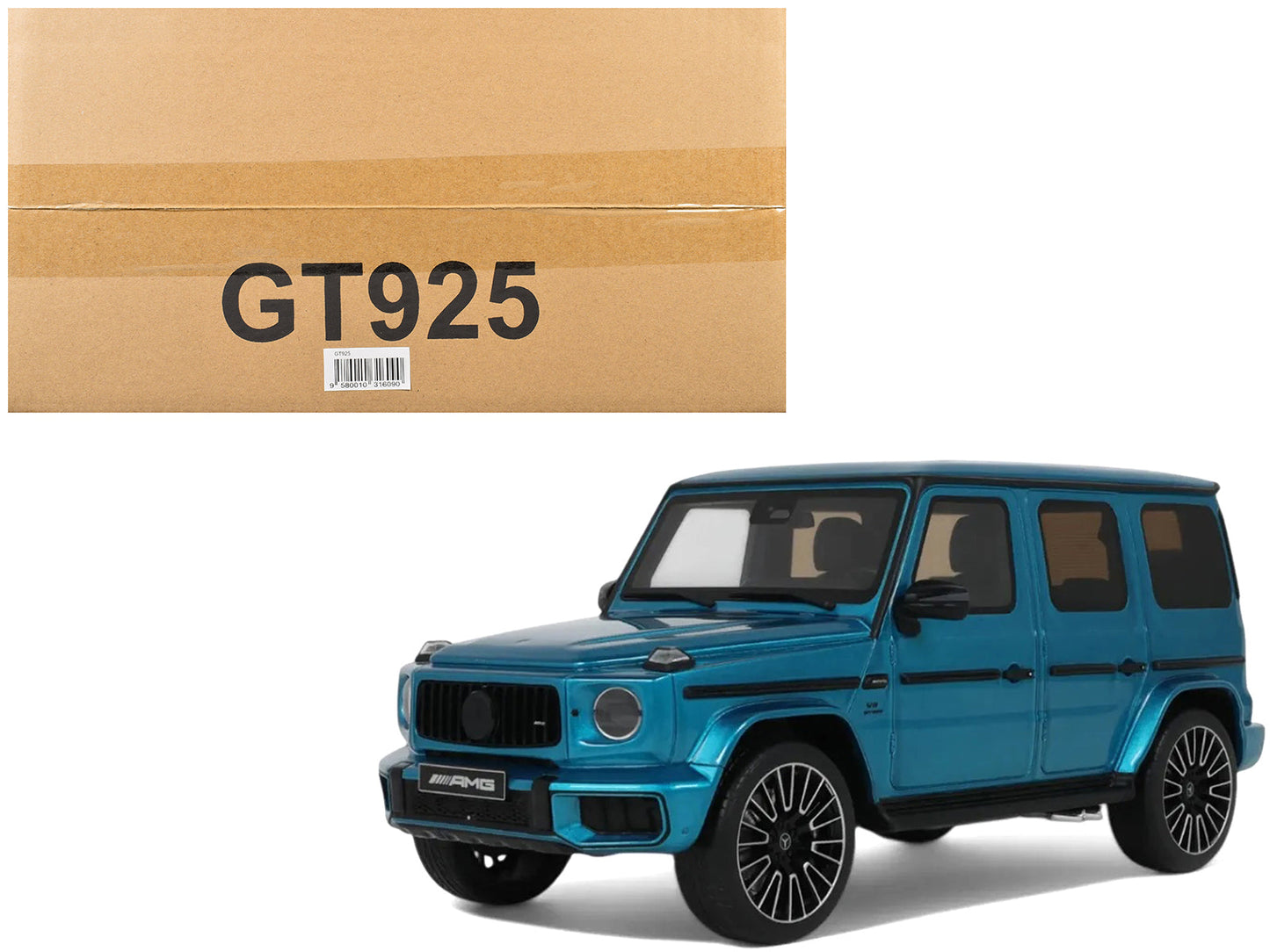 2024 Mercedes-Benz G 63 AMG Hyper Blue Magno Metallic 1/18 Model Car