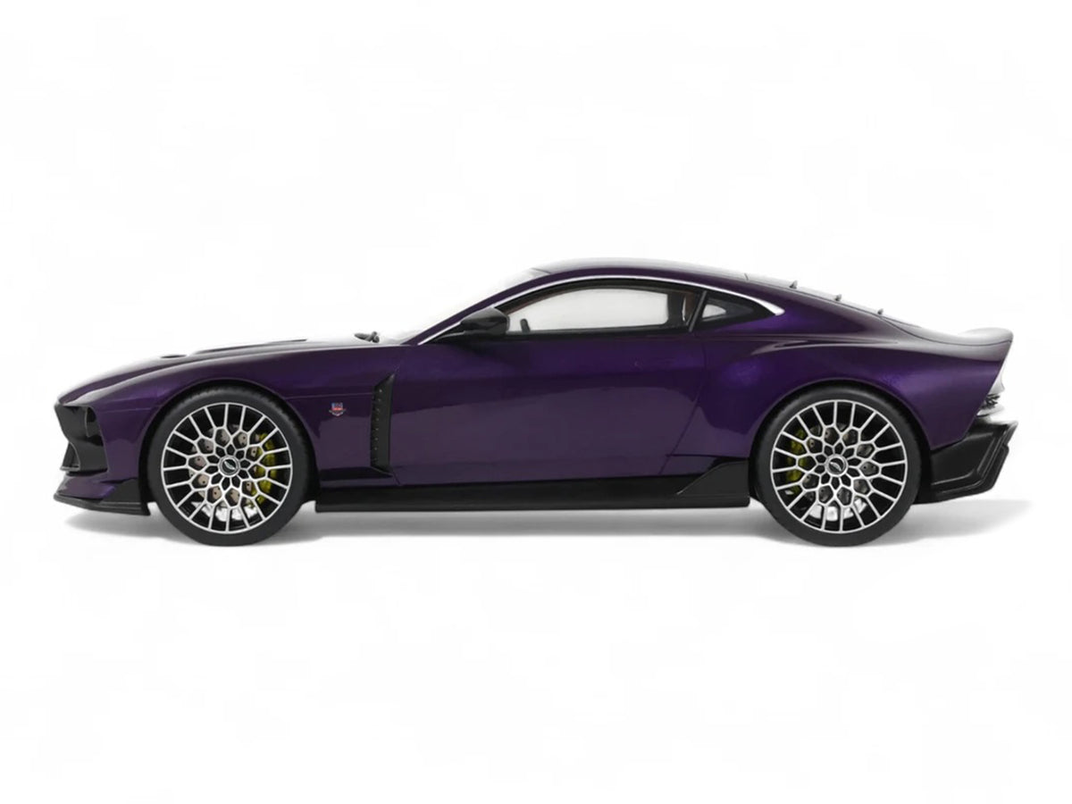 2023 Aston Martin Valour Purple Metallic 1/18 Model Car