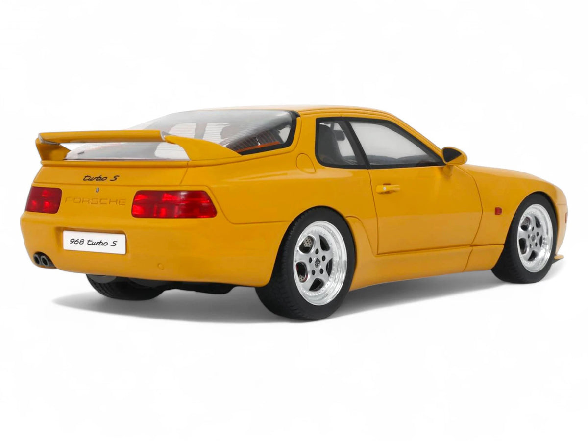 1993 Porsche 968 Turbo S Yellow 1/18 Model Car