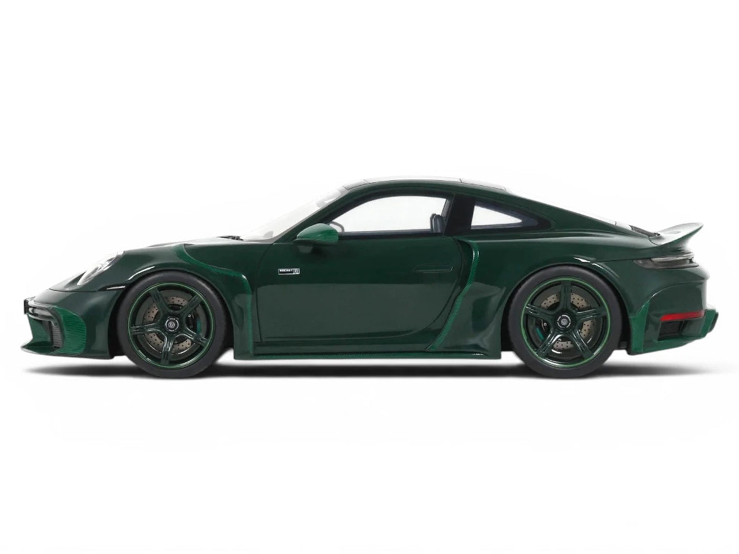 2024 Brabus 900 Rocket-R Green Metallic with Green Carbon Hood 1/18 Model Car