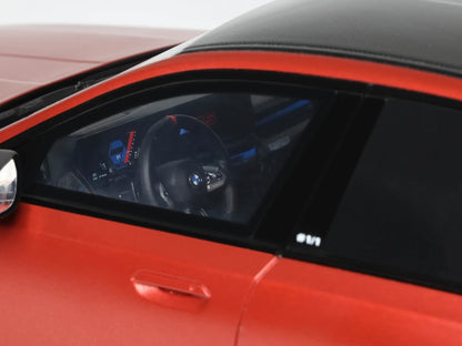 2025 BMW M5 (G90) Pebble Beach Edition Fire Orange Metallic with Black Top 1/18 Model Car