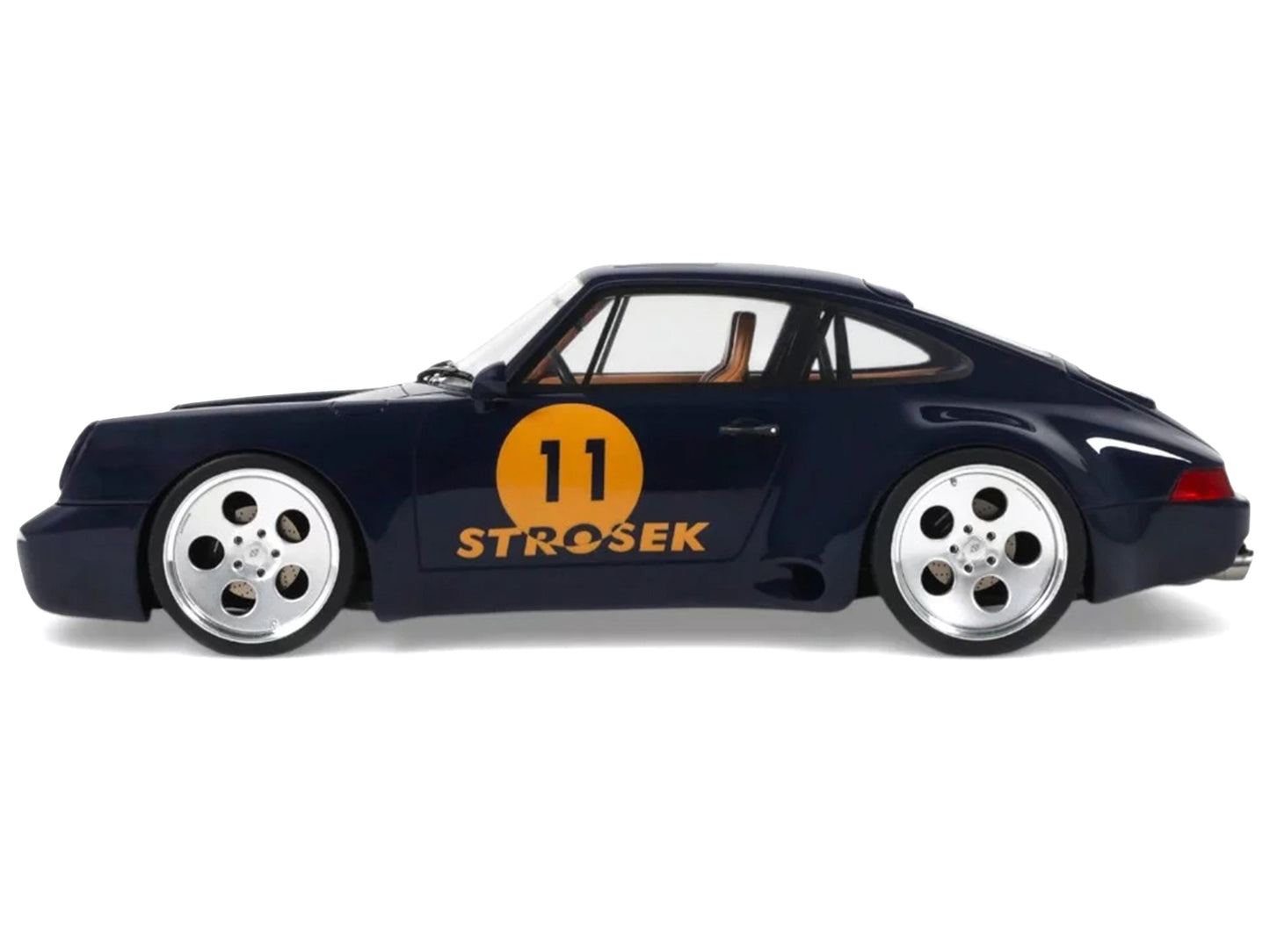 2024 Porsche 911 Strosek Mega 30 #11 Blue 1/18 Model Car