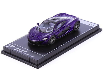 McLaren P1 Lantana Purple Metallic with Black Top "Hypercar League Collection" 1/64 Diecast Model Car