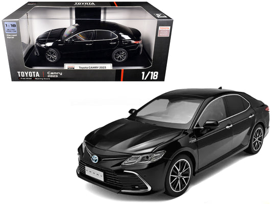 2023 Toyota Camry Hybrid Black 1/18 Diecast Model Car