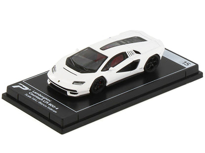 Lamborghini Countach LPI 800-4 Bianco Siderale White "Hypercar League Collection" 1/64 Diecast Model Car