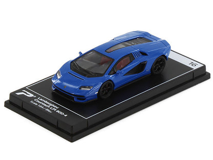 Lamborghini Countach LPI 800-4 Blue "Hypercar League Collection" 1/64 Diecast Model Car