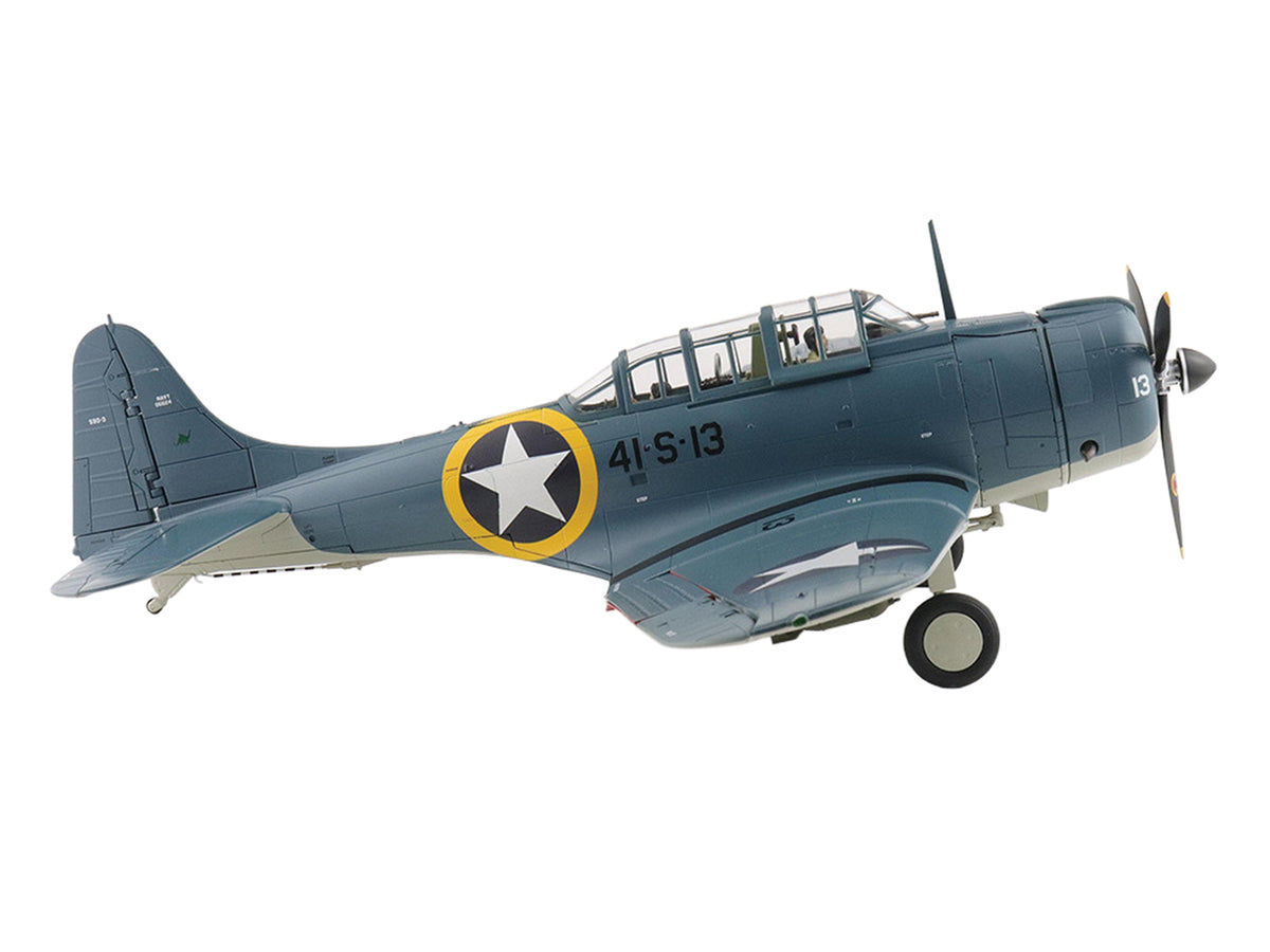 Douglas SBD-3 Dauntless Aircraft "06624 41-S-13 Operation Torch VS-41 USS Ranger" (1942) United States Navy "Premium Collection" 1/32 Diecast Model