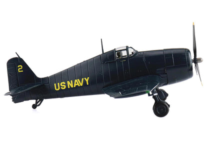 Grumman F6F-5 Hellcat Fighter Aircraft "Blue Angels #2" (1946) United States Navy "Air Power Series" 1/72 Diecast Model