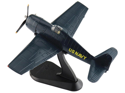 Grumman F6F-5 Hellcat Fighter Aircraft "Blue Angels #1-4 Decals" (1946) United States Navy "Air Power Series" 1/72 Diecast Model