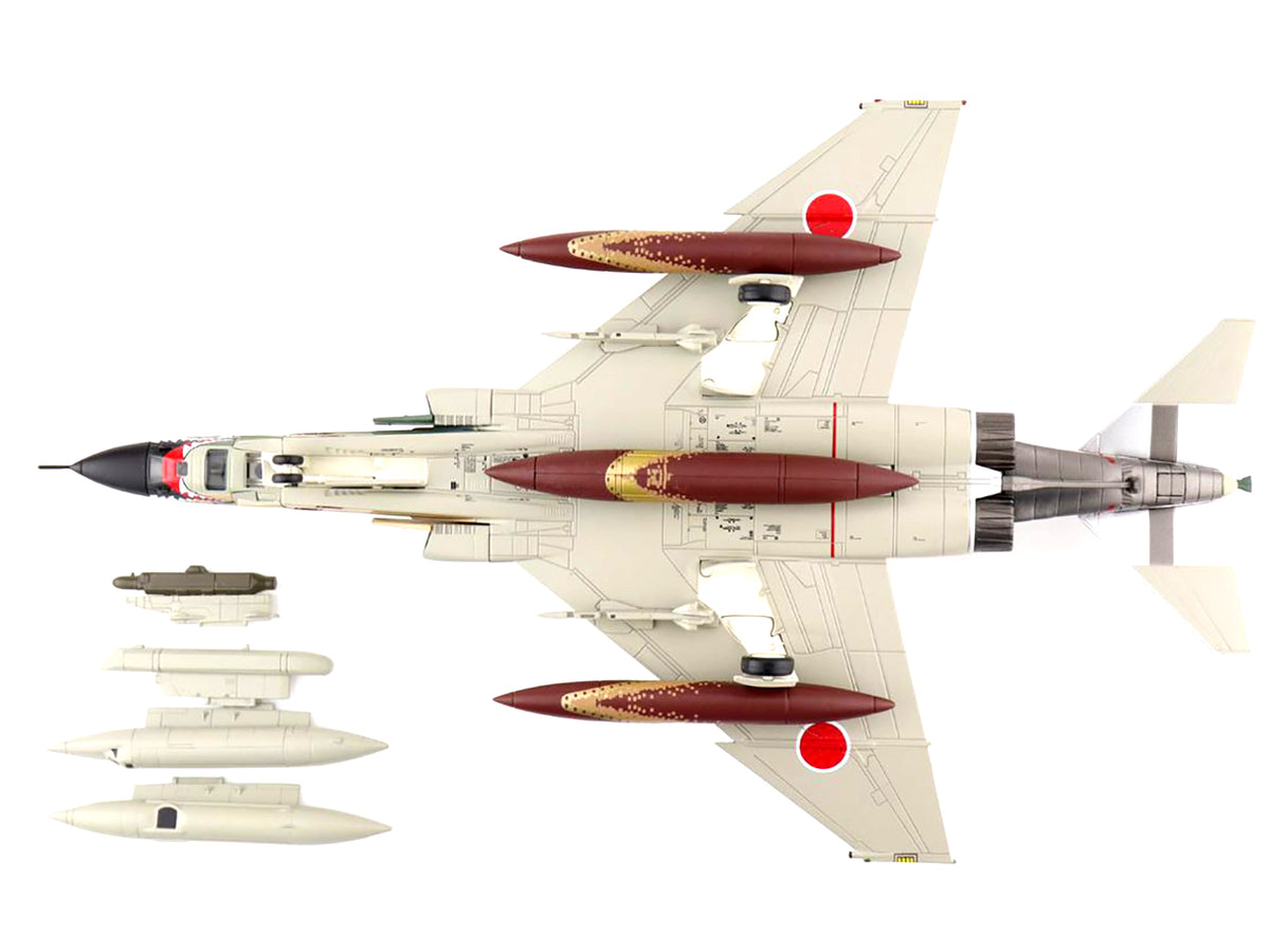 McDonnell Douglas RF-4E Phantom II Fighter Aircraft 57-6907 JASDF "501 SQ Final Year 2020" "Air Power Series" 1/72 Scale Model