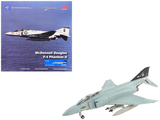 McDonnell Douglas F-4J(UK) Phantom II Fighter-Bomber Aircraft "ZE359 AF Wattisham England" British Royal Air Force "Air Power Series" 1/72 Diecast Model