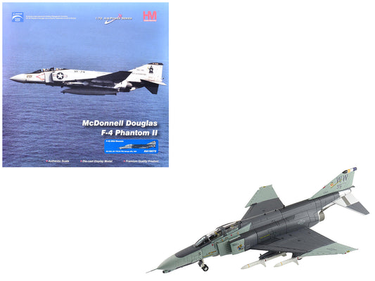 McDonnell Douglas F-4G Phantom II Fighter-Bomber Aircraft "Wild Weasels 69-7253 561st TFS 35th TFW George AFB" (1991) United States Air Force "Air Power Series" 1/72 Diecast Model