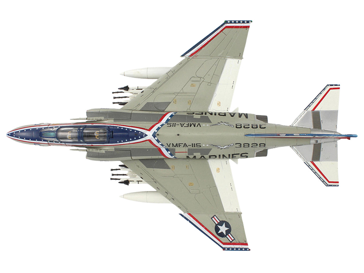 McDonnell Douglas F-4J Phantom II Fighter-Bomber Aircraft "153828 MCAS Iwakuni Japan" (1976) United States Marine Corps "Air Power Series" 1/72 Diecast Model