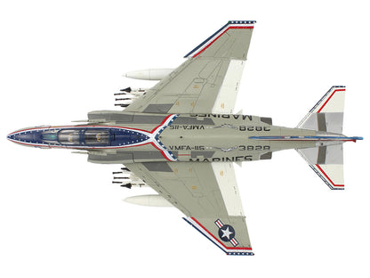 McDonnell Douglas F-4J Phantom II Fighter-Bomber Aircraft "153828 MCAS Iwakuni Japan" (1976) United States Marine Corps "Air Power Series" 1/72 Diecast Model