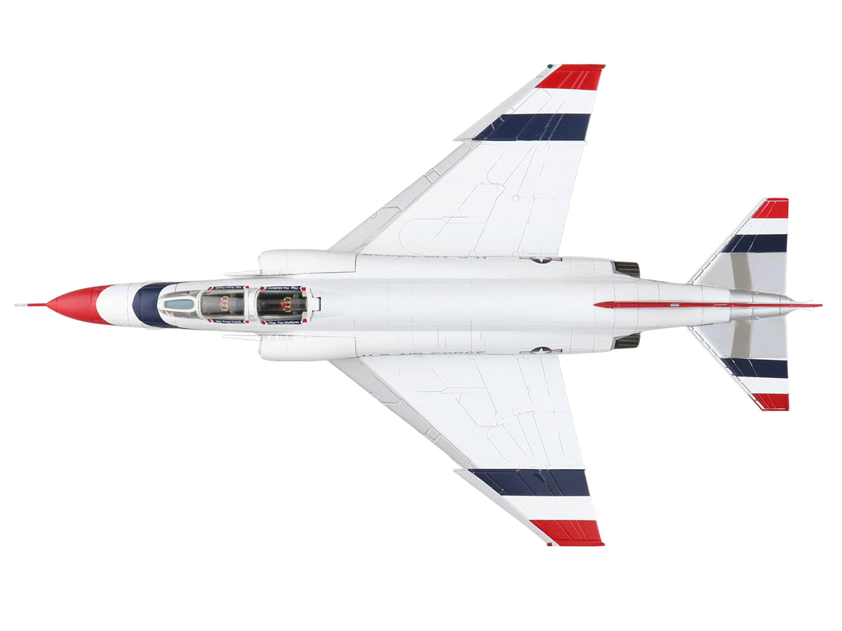 McDonnell Douglas F-4E Phantom II Fighter-Bomber Aircraft "Thunderbirds No.1 Plane 1973/74 Season" United States Air Force "Air Power Series" 1/72 Diecast Model