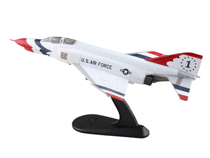 McDonnell Douglas F-4E Phantom II Fighter-Bomber Aircraft "Thunderbirds No.1 Plane 1973/74 Season" United States Air Force "Air Power Series" 1/72 Diecast Model