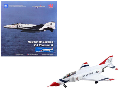 McDonnell Douglas F-4E Phantom II Fighter-Bomber Aircraft "Thunderbirds No.1 Plane 1973/74 Season" United States Air Force "Air Power Series" 1/72 Diecast Model