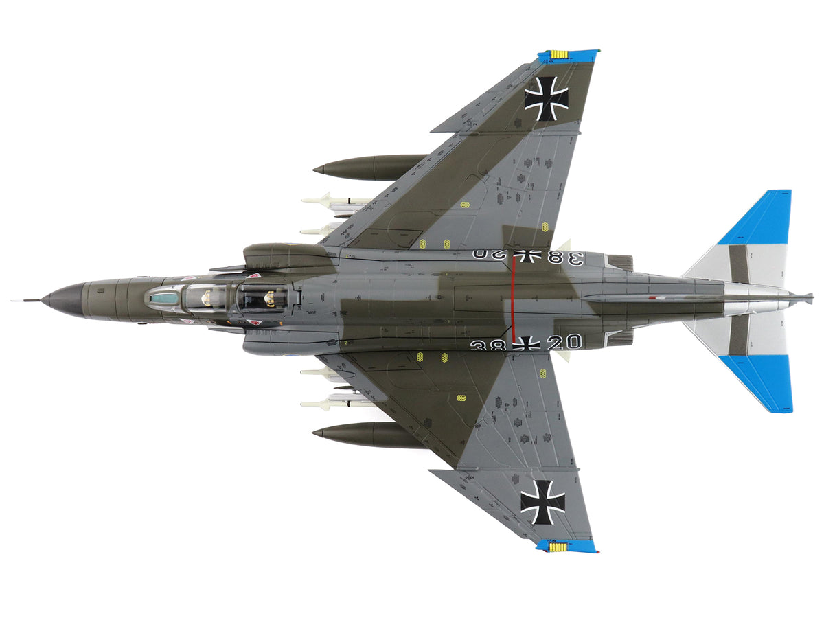 McDonnell Douglas F-4F Phantom II Fighter-Bomber Aircraft "Jagdgeschwader 74 (JG 74) Molders" (1982) German Luftwaffe "Air Power Series" 1/72 Diecast Model