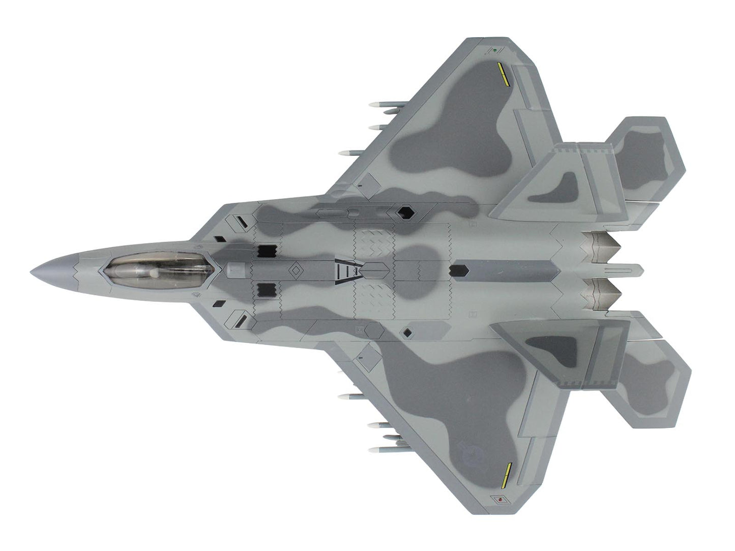 Lockheed F-22 Raptor Stealth Aircraft "01-4023 Major Joshua 'Cabo' Gunderson 43rd FS 325th FW Tyndall AFB" United States Air Force "Air Power Series" 1/72 Diecast Model