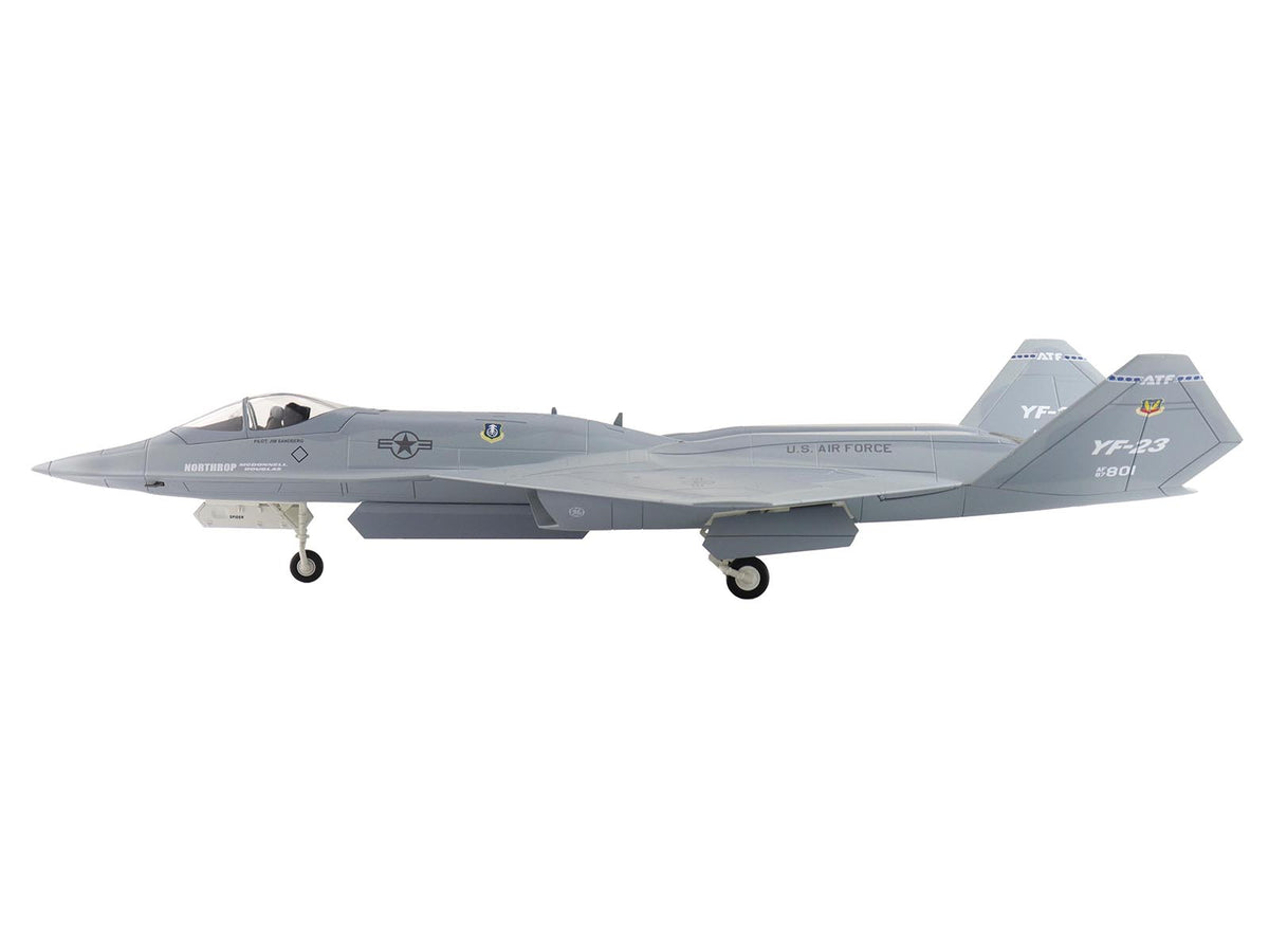 Northrop YF-23 Black Widow II Stealth Fighter Aircraft "#87-0801 PAV-2" (1990) United States Air Force "Air Power Series" 1/72 Diecast Model