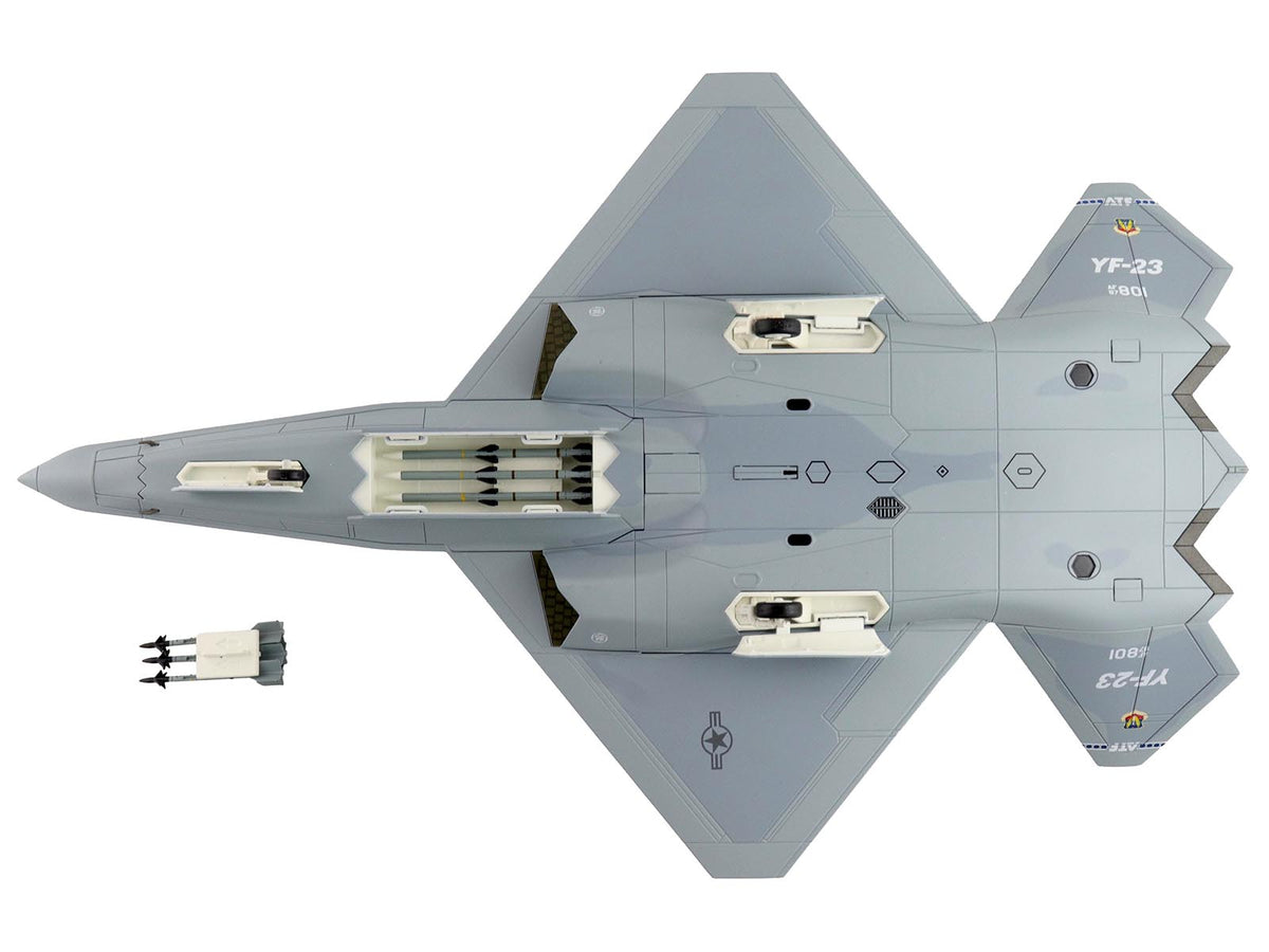 Northrop YF-23 Black Widow II Stealth Fighter Aircraft "#87-0801 PAV-2" (1990) United States Air Force "Air Power Series" 1/72 Diecast Model