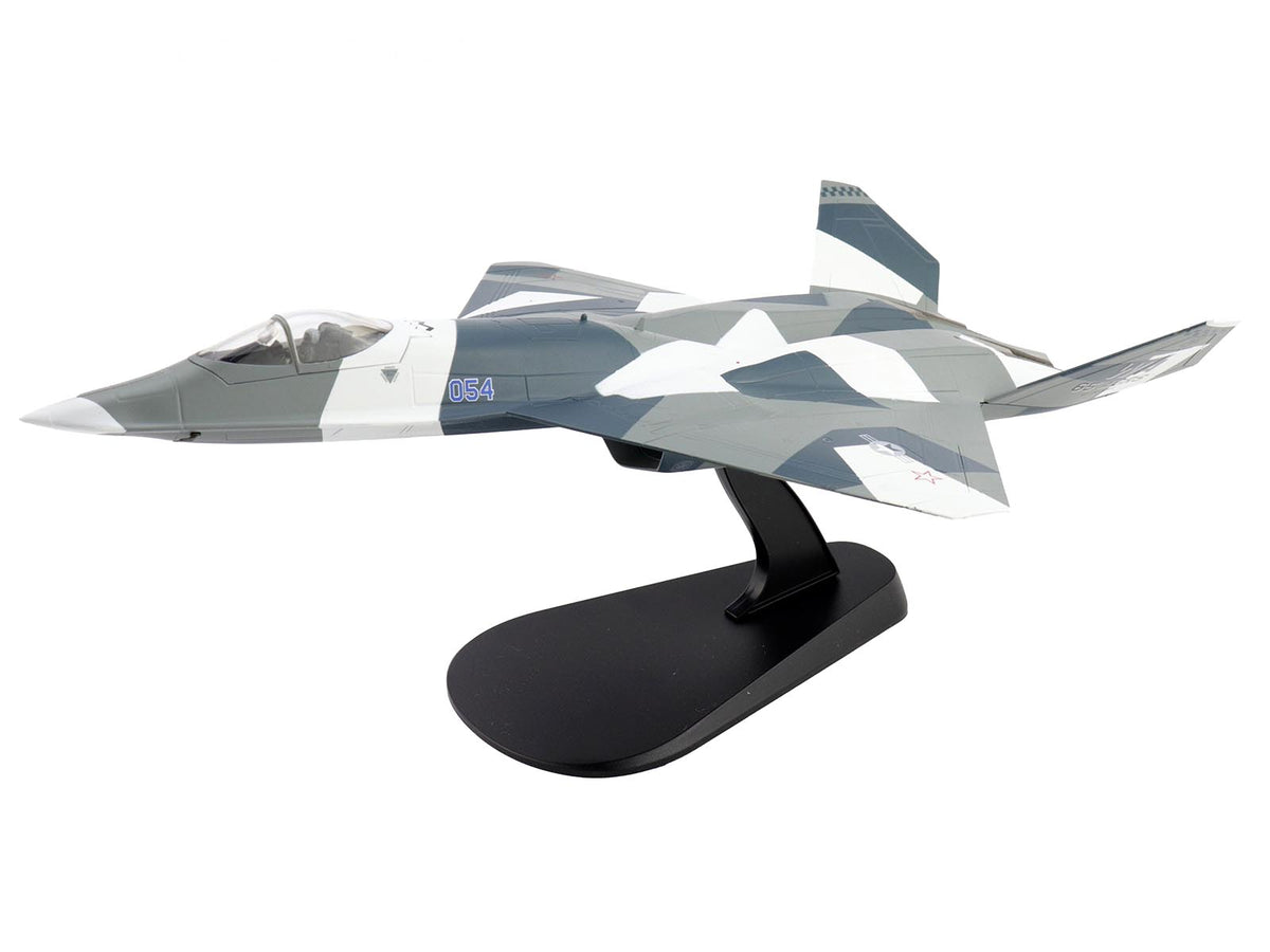 Northrop F-23 Black Widow II Stealth Fighter Aircraft Blue 054 Su-57 Aggressor What If Scheme 65th AGRS Nellis AFB United States Air Force Air Power Series 1/72 Diecast Model