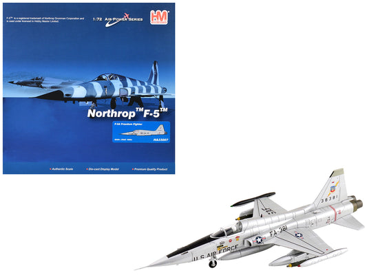 Northrop F-5A Freedom Fighter Aircraft "38381" (1960s) United States Air Force "Air Power Series" 1/72 Diecast Model
