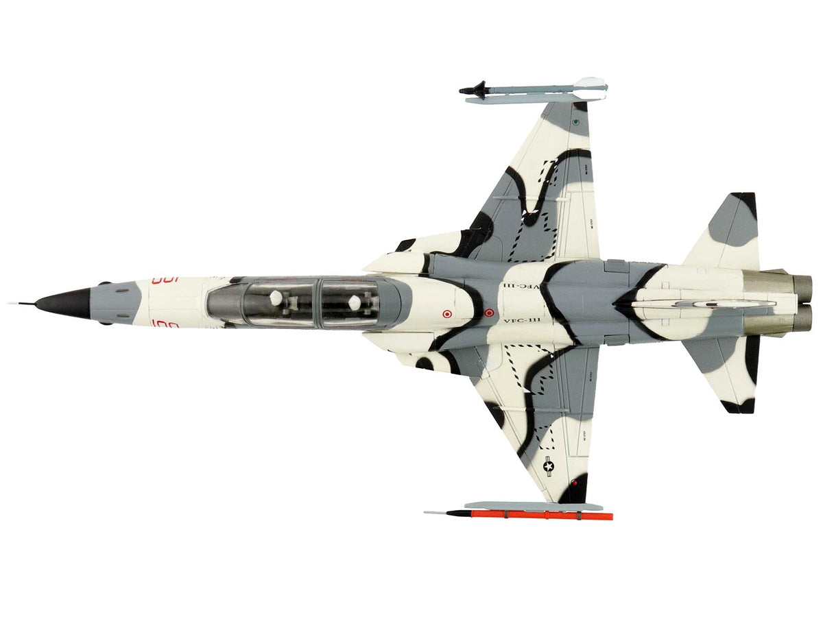 Northrop F-5F Tiger II Aircraft "810834 Franken Tiger VFC-111 Sundowners" (2023) United States Navy "Air Power Series" 1/72 Diecast Model