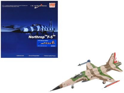 Northrop F-5N Tiger II Aircraft "Red 117 761533 Adversary Fighter VFC-111 Sundowners" United States Navy "Air Power Series" 1/72 Diecast Model