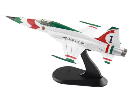 Northrop F-5E Tiger II Aircraft "#1 3-7099 IIAF Golden Crown" Imperial Iranian Air Force "Air Power Series" 1/72 Diecast Model