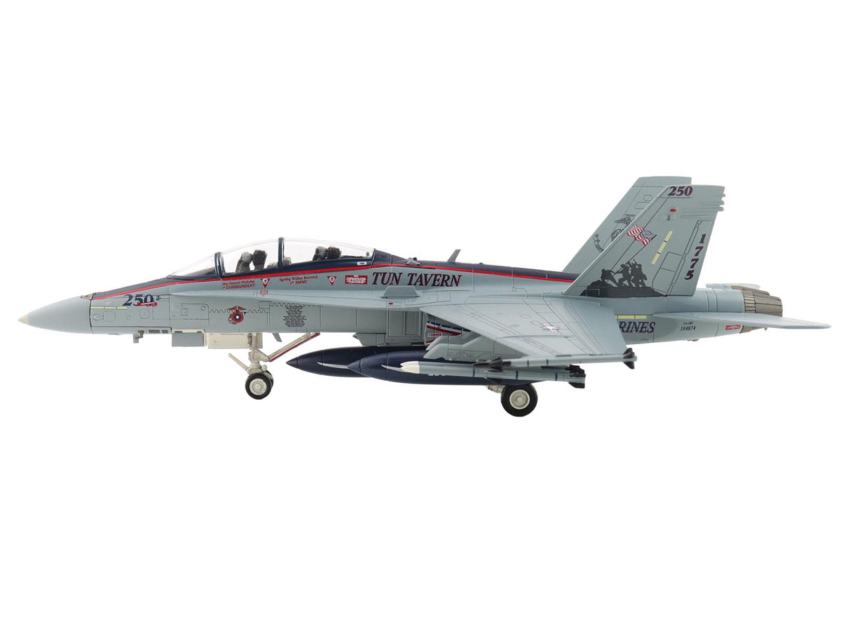 McDonnell Douglas F/A-18D Hornet Aircraft "164874 US Marines 250 Years VMFA-112 Cowboys" (2025) United States Marines "Air Power Series" 1/72 Diecast Model