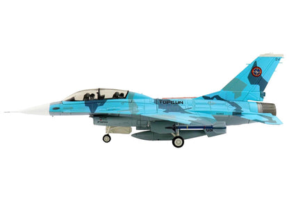Lockheed F-16B Fighting Falcon Fighter Aircraft "Top Gun 90th Anniversary of Naval Aviation NSAWC" United States Navy "Air Power Series" 1/72 Diecast Model