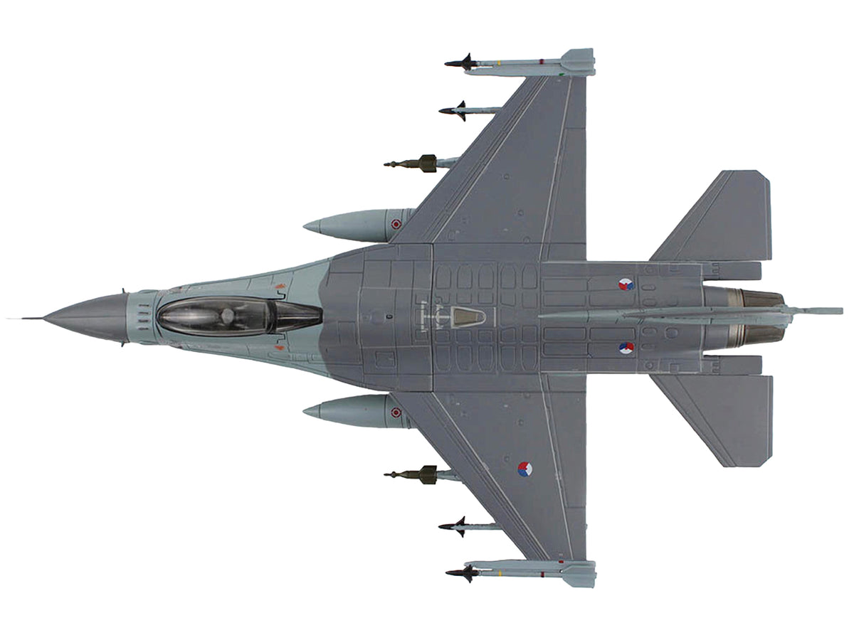 Lockheed F-16AM Fighting Falcon Fighter Aircraft "313 Squadron Afghanistan" (2008) Royal Netherlands Air Force (RNLAF) "Air Power Series" 1/72 Diecast Model