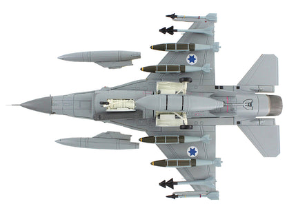 Lockheed F-16D Fighting Falcon Fighter Aircraft "628 Barak 105 Squadron The Scorpion" Israeli Air Force "Air Power Series" 1/72 Diecast Model