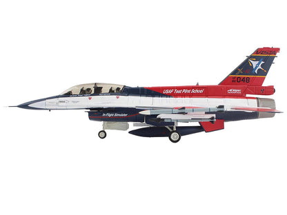 General Dynamics X-62A VISTA Aircraft with Missiles "86-0048 USAF Test Pilot School Edwards Air Force Base" (2024) United States Air Force "Air Power Series" 1/72 Diecast Model