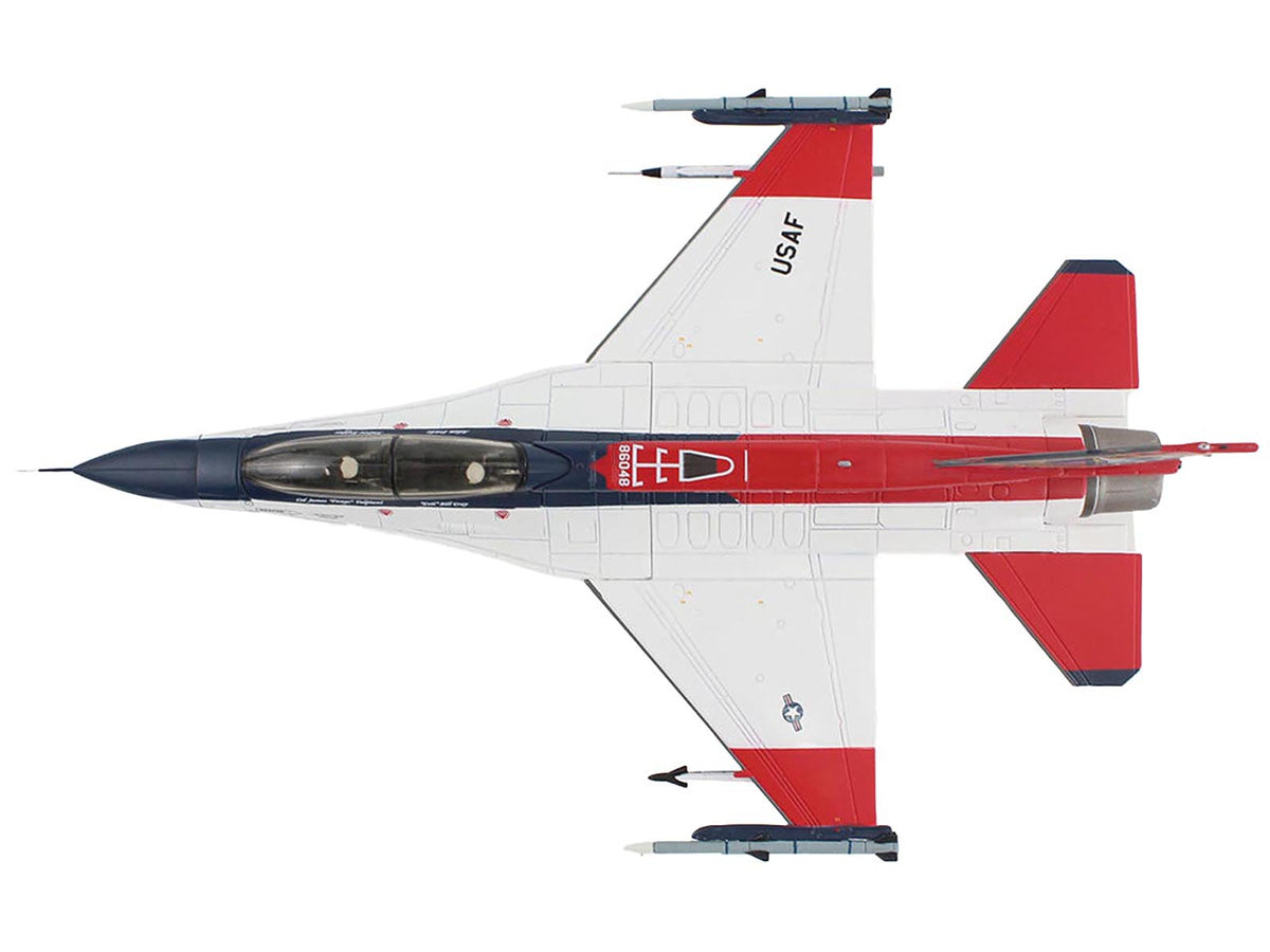 General Dynamics X-62A VISTA Aircraft with Missiles "86-0048 USAF Test Pilot School Edwards Air Force Base" (2024) United States Air Force "Air Power Series" 1/72 Diecast Model