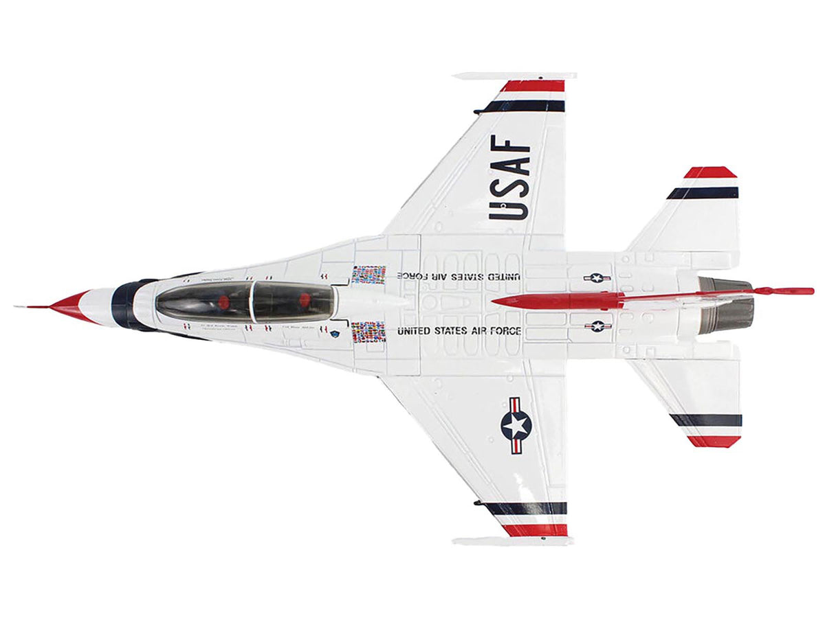 Lockheed F-16D Fighting Falcon Fighter Aircraft "No.7 Thunderbirds Nellis Air Force Base" (2017) United States Air Force "Air Power Series" 1/72 Diecast Model