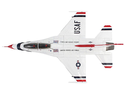 Lockheed F-16D Fighting Falcon Fighter Aircraft "No.7 Thunderbirds Nellis Air Force Base" (2017) United States Air Force "Air Power Series" 1/72 Diecast Model