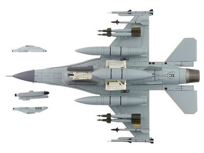 Lockheed F-16AM Fighting Falcon Fighter Aircraft "UA24-3596 Pylon Integrated Dispenser System Plus" (2024) Ukrainian Air Force "Air Power Series" 1/72 Diecast Model