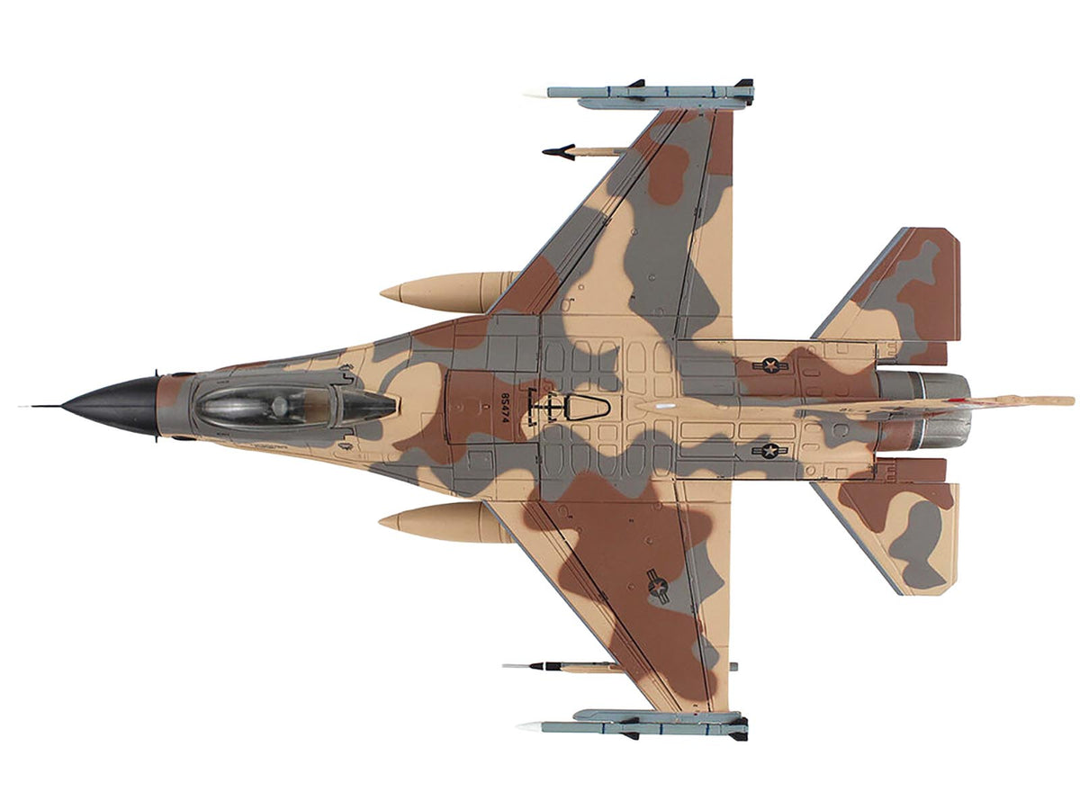 Lockheed F-16C Fighting Falcon Fighter Aircraft "85-474 Rockslide 706th Aggressor Squadron" United States Air Force "Air Power Series" 1/72 Diecast Model