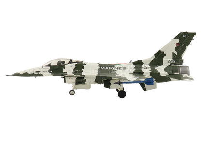 General Dynamics F-16N Fighting Falcon Fighter Aircraft "163269 U.S. Navy Fighter Weapons School" (1990s) United States Marine Corps "Air Power Series" 1/72 Diecast Model